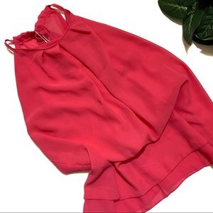 NWT Pink Flowy Blouse